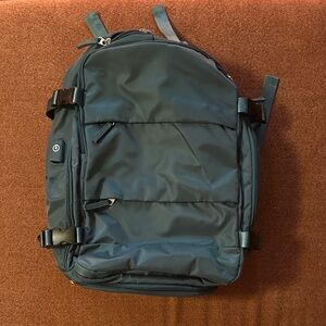 Amazon travel back pack in teal